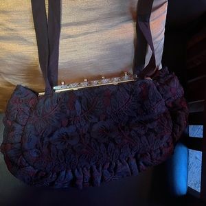 VINTAGE NORMA KAMALI FABULOUS LACE BAG